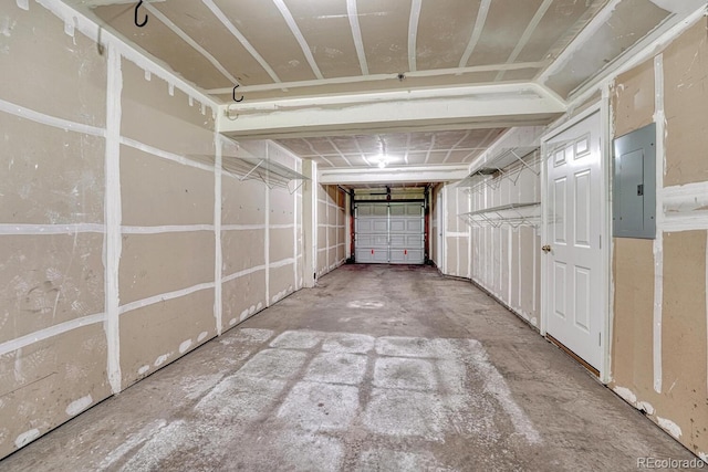 2943 W Riverwalk Cir Unit I, Littleton, CO 80123 - garage featuring electric panel