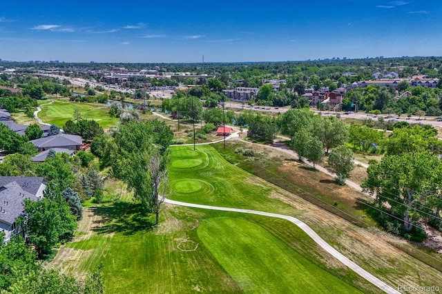 2943 W Riverwalk Cir Unit I, Littleton, CO 80123 - bird's eye view of a golf course