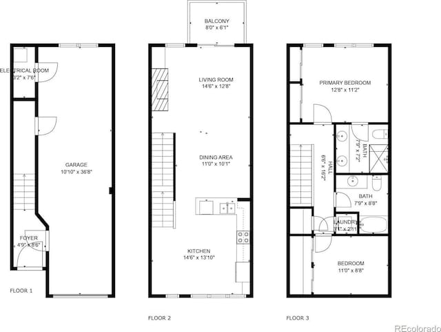 2943 W Riverwalk Cir Unit I, Littleton, CO 80123 - view of room layout