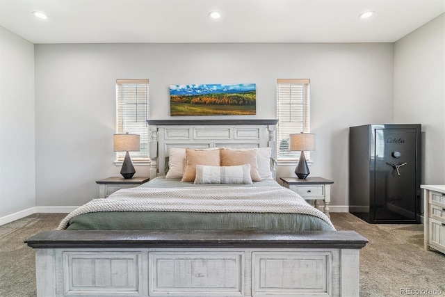 527 Antelope Dr E, Bennett, CO 80102 - carpeted bedroom with baseboards and recessed lighting