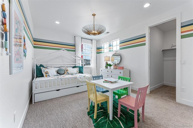 16565 Black Rose Cir, Parker, CO 80134 - carpeted bedroom with recessed lighting and baseboards