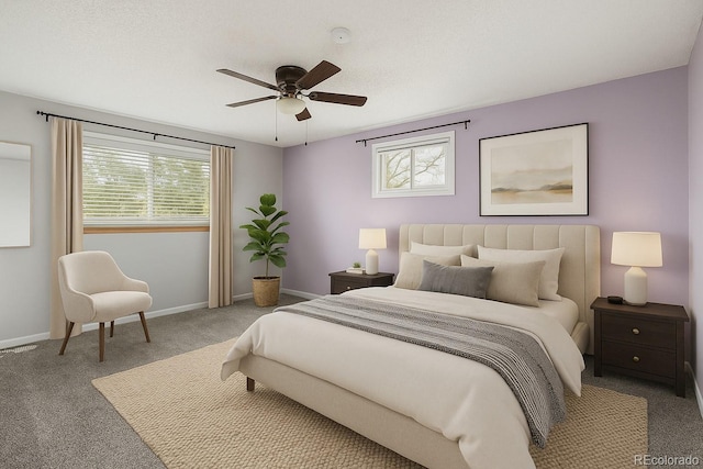 8732 W Arbor Ave, Littleton, CO 80123 - carpeted bedroom featuring baseboards and a ceiling fan
