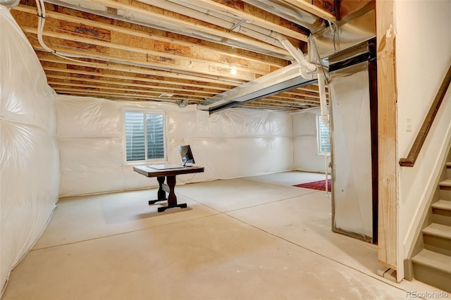 4444 N Picadilly Ct, Aurora, CO 80019 - below grade area with stairway