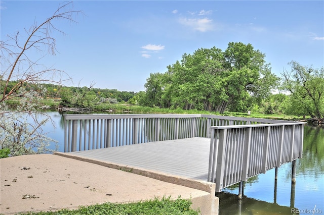 9771 W Cornell Pl, Lakewood, CO 80227 - dock featuring a water view