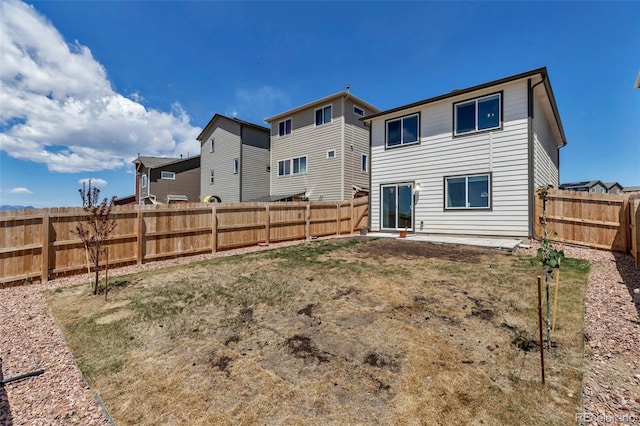11051 Linley Way, Colorado Springs, CO 80908 - rear view of property featuring a fenced backyard and a patio area