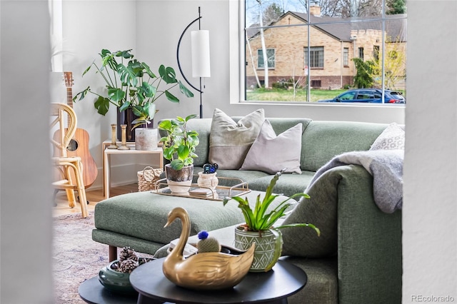 view of living area