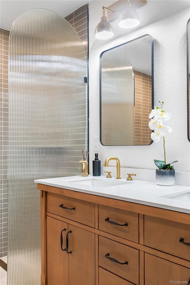 full bath featuring vanity