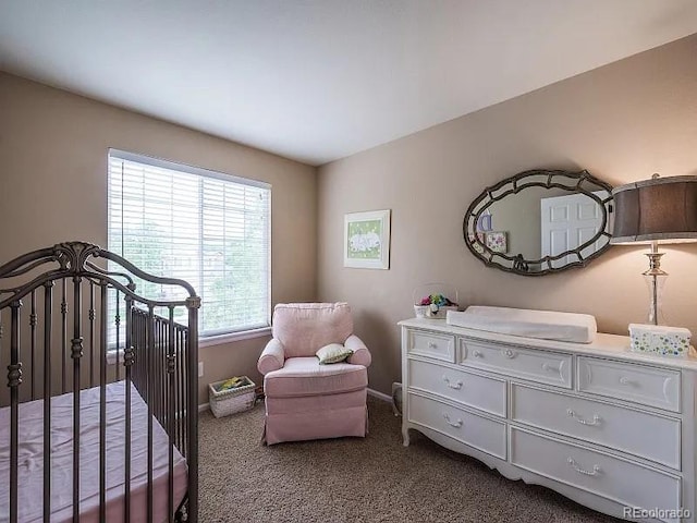 7053 Leopard Dr, Littleton, CO 80124 - bedroom with dark carpet and baseboards
