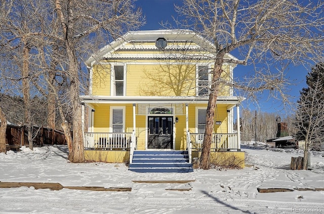 129 Lang St, Twin Lakes, CO 81251 - view of front of home featuring a porch
