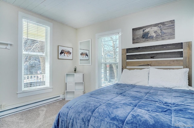 129 Lang St, Twin Lakes, CO 81251 - carpeted bedroom featuring a baseboard radiator