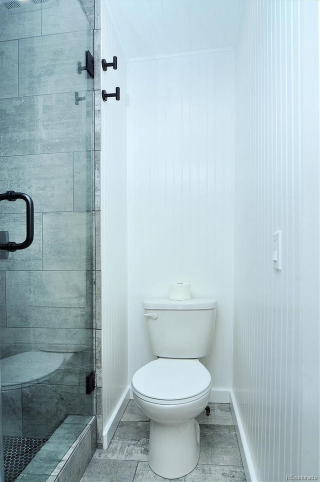 129 Lang St, Twin Lakes, CO 81251 - bathroom with baseboards and a shower stall
