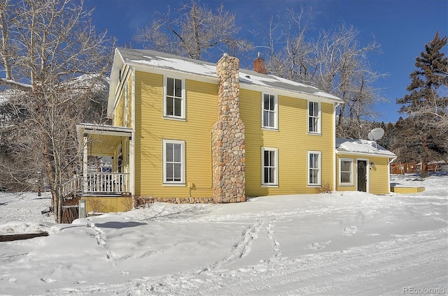 129 Lang St, Twin Lakes, CO 81251 - view of front of home with a chimney