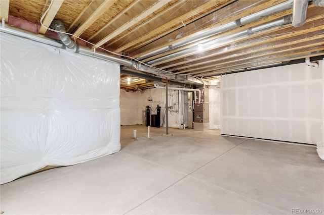 13446 Amber Sky St, Parker, CO 80134 - unfinished basement with a water softener and heating unit