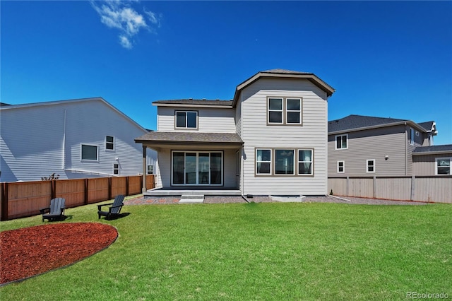 13446 Amber Sky St, Parker, CO 80134 - rear view of house featuring roof with shingles
