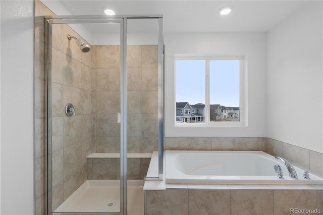 13446 Amber Sky St, Parker, CO 80134 - full bath featuring a shower stall and a garden tub