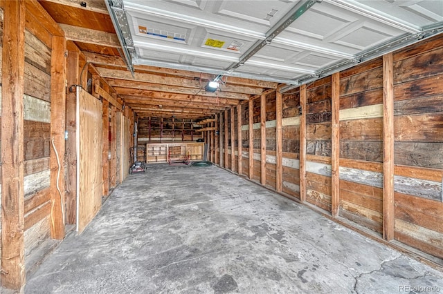 view of storage room