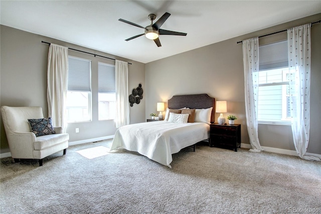 4090 Forever Cir, Castle Rock, CO 80109 - bedroom featuring multiple windows, carpet floors, and baseboards