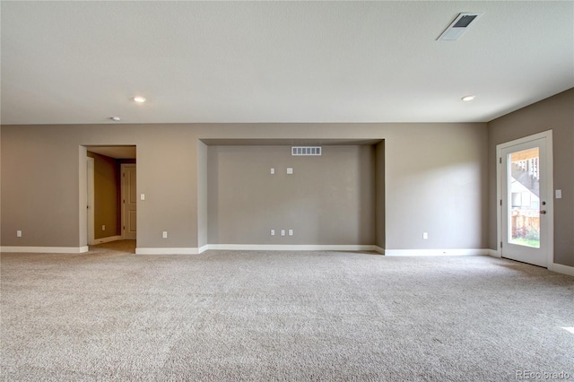 4090 Forever Cir, Castle Rock, CO 80109 - unfurnished room featuring light carpet, baseboards, and recessed lighting