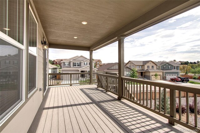 4090 Forever Cir, Castle Rock, CO 80109 - deck with a residential view