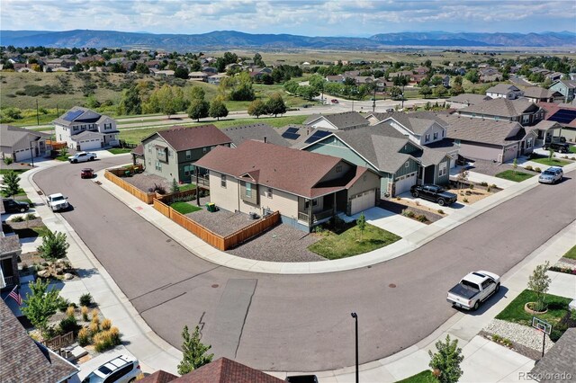 4090 Forever Cir, Castle Rock, CO 80109 - aerial perspective of suburban area with mountains