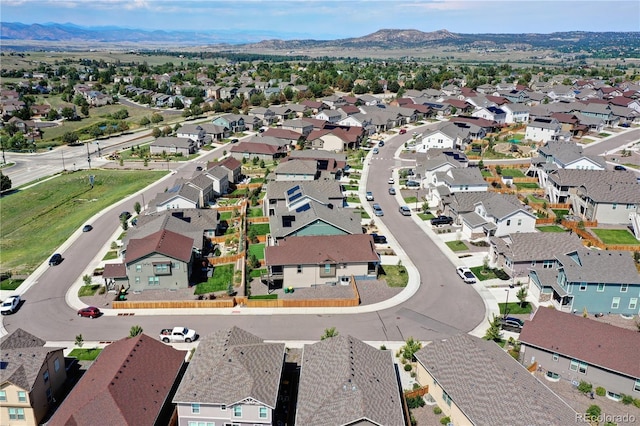 4090 Forever Cir, Castle Rock, CO 80109 - aerial perspective of suburban area featuring mountains