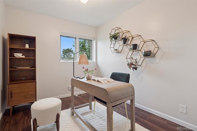 2945 E 26th Avenue Parkway, Denver, CO 80205 - office with baseboards and wood finished floors