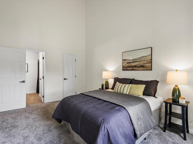 7379 S Gore Range Rd Unit 304, Littleton, CO 80127 - bedroom with carpet flooring and a high ceiling