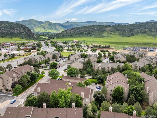 7379 S Gore Range Rd Unit 304, Littleton, CO 80127 - aerial view of residential area featuring a mountainous background