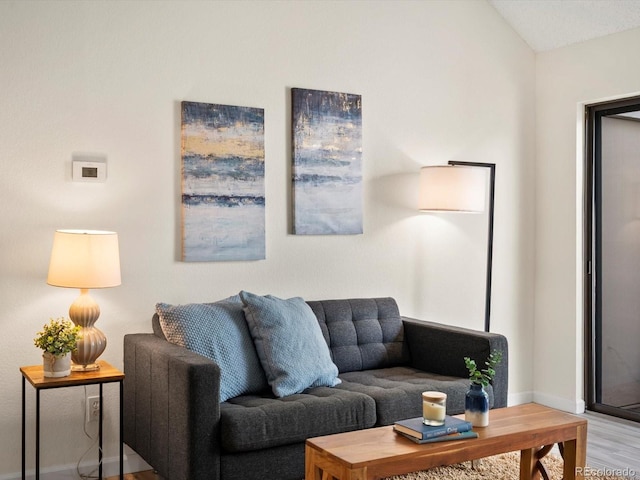 7379 S Gore Range Rd Unit 304, Littleton, CO 80127 - living area featuring wood finished floors and baseboards
