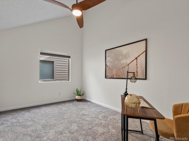 7379 S Gore Range Rd Unit 304, Littleton, CO 80127 - unfurnished office featuring carpet floors and ceiling fan
