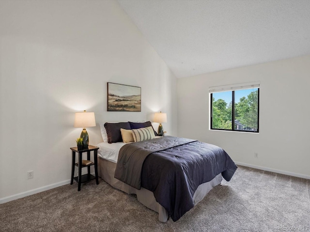 7379 S Gore Range Rd Unit 304, Littleton, CO 80127 - bedroom featuring carpet and lofted ceiling