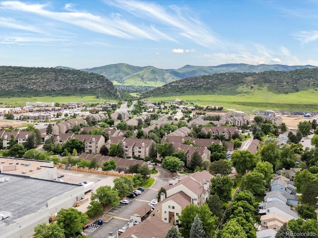 7379 S Gore Range Rd Unit 304, Littleton, CO 80127 - aerial perspective of suburban area with a mountain backdrop