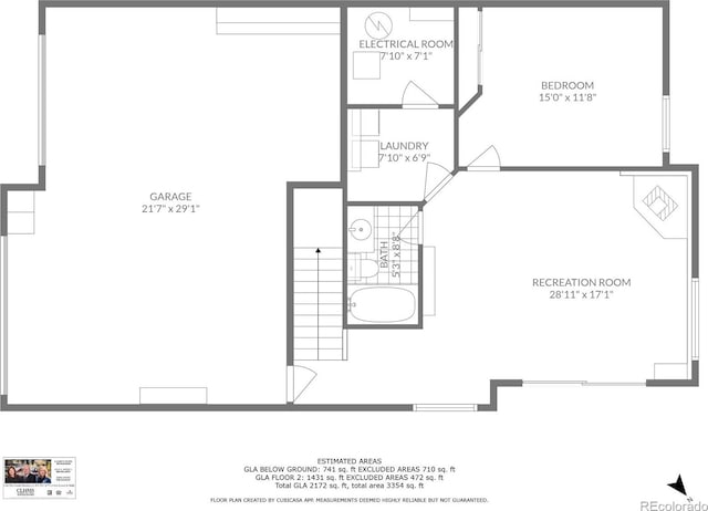 6752 S Columbine Rd, Evergreen, CO 80439 - view of home floor plan