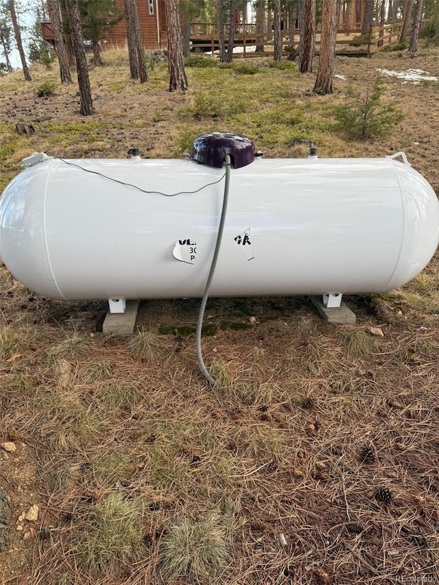 6752 S Columbine Rd, Evergreen, CO 80439 - exterior view of gas tank