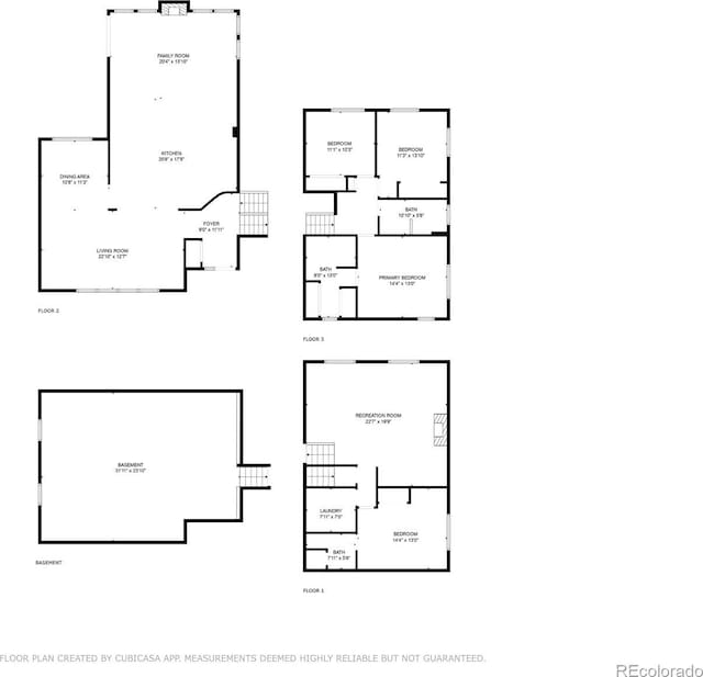 3608 S Newport Way, Denver, CO 80237 - view of floor plan / room layout