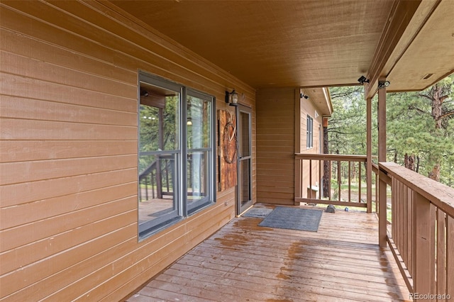 181 Sawmill Rd, Loveland, CO 80537 - view of wooden terrace