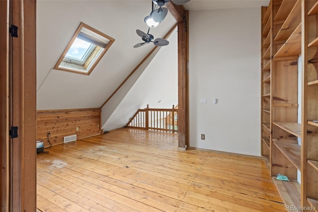 181 Sawmill Rd, Loveland, CO 80537 - bonus room featuring a skylight, lofted ceiling, and light wood-type flooring