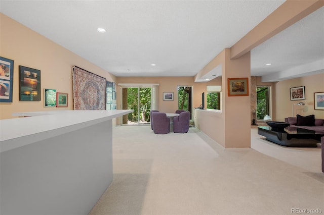 2601 S Quebec St Unit 11, Denver, CO 80231 - corridor featuring carpet flooring and recessed lighting