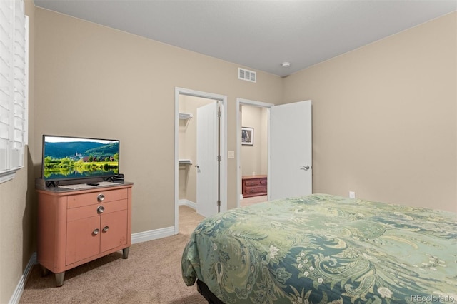 8272 E 55th Pl, Denver, CO 80238 - bedroom with light carpet and a spacious closet