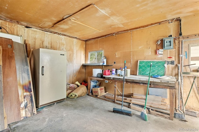 715 E Chester St, Lafayette, CO 80026 - miscellaneous room with concrete floors and a workshop area