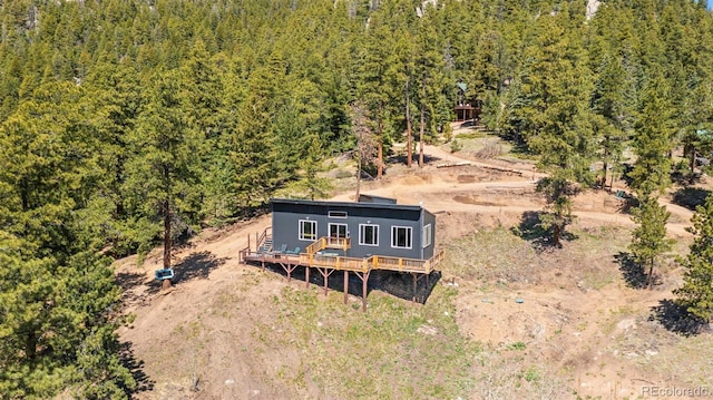 161 Highland Cir, Rye, CO 81069 - view from above of property featuring a heavily wooded area