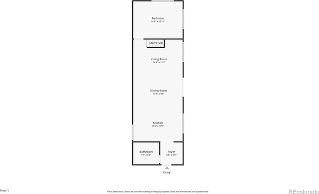161 Highland Cir, Rye, CO 81069 - floor plan / room layout
