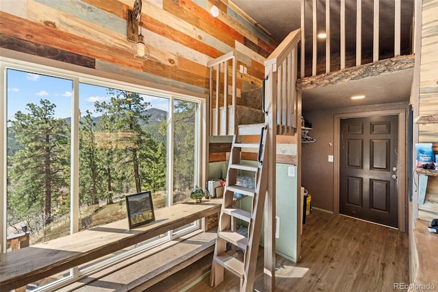 161 Highland Cir, Rye, CO 81069 - stairway with wood finished floors