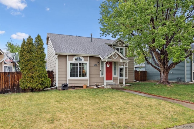 21125 E 43rd Ave, Denver, CO 80249 - view of front of property with a shingled roof and central AC unit