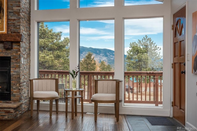 28364 Tresine Dr, Evergreen, CO 80439 - sunroom / solarium with healthy amount of natural light and a mountain view