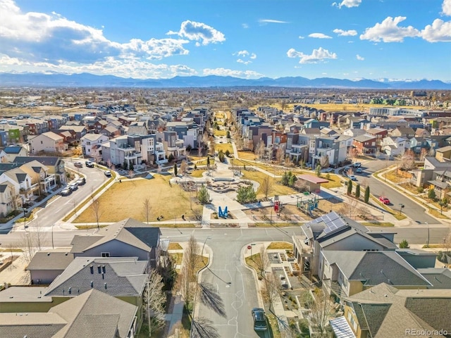 1950 W 67th Ave, Denver, CO 80221 - bird's eye view featuring a mountain view and a residential view