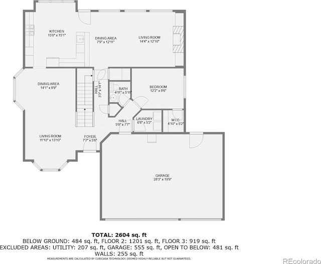 11522 Pine Grove Ln, Parker, CO 80138 - home floor plan
