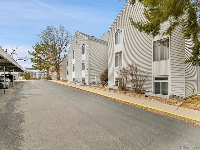 view of property featuring a residential view