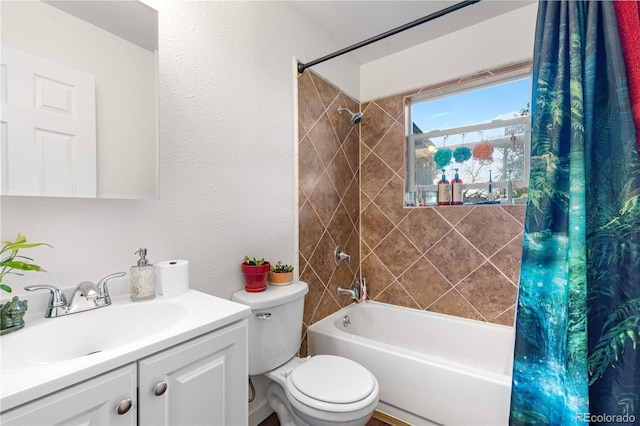 8820 Poze Blvd, Thornton, CO 80229 - full bathroom featuring shower / tub combo with curtain and vanity