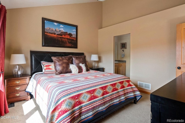 220 Reunion Ct, Fraser, CO 80442 - bedroom with carpet and ensuite bathroom